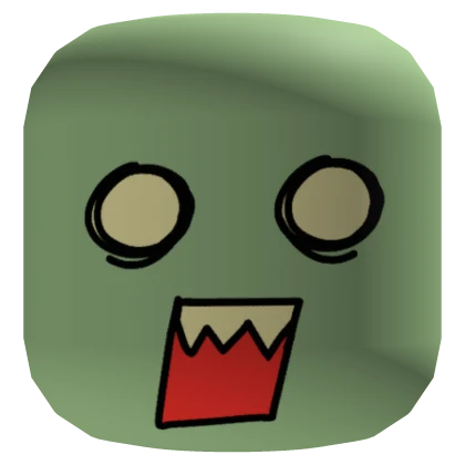 Zombie Outrage Face (Green)