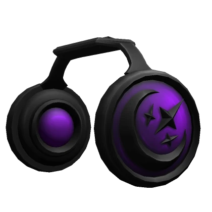 Black & Purple Genesis Headphones