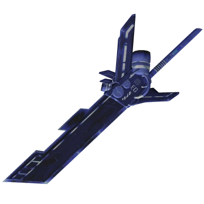 Big Frozen Mech Anime Sword