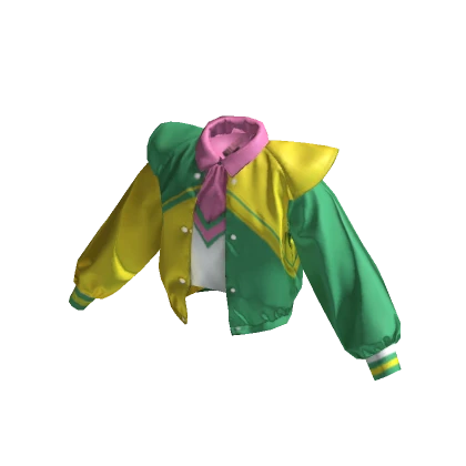 Stylish yellow and green jacket - DRESSX