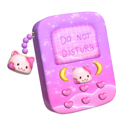 Cat Cell Phone Pink