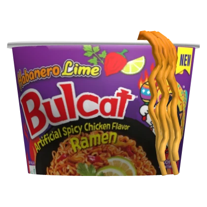 Matching Korean Buldak Purple Ramen Belt