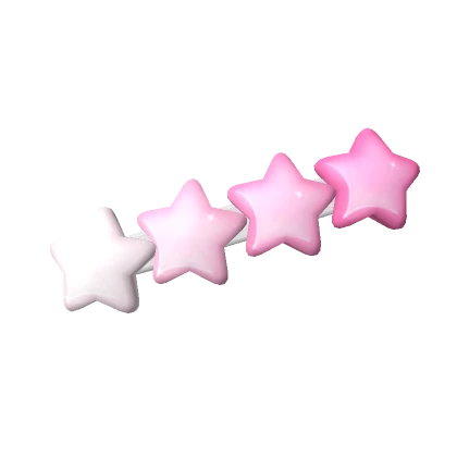 Star Hair Clip Pink