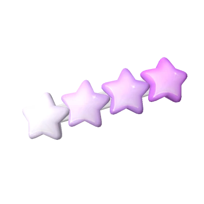 Star Hair Clip Purple