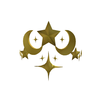 ✅ Gold Starry Crown