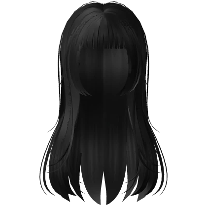 Black Long and Wavy Loose Hair