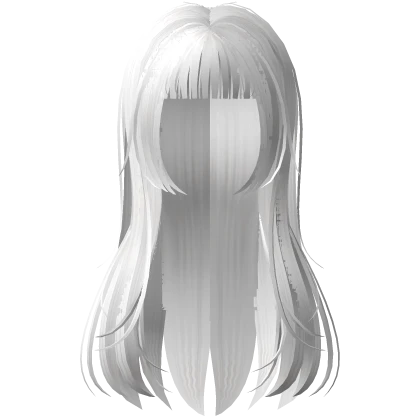 White Long and Wavy Loose Hair