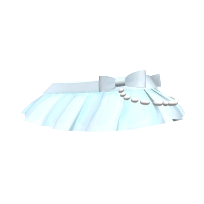 ♡ : (3.0) blue gyaru pearl mini skirt
