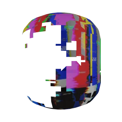 [ANIMATED] GLITCHED HALF HEAD TV STATIC CORRUPTION
