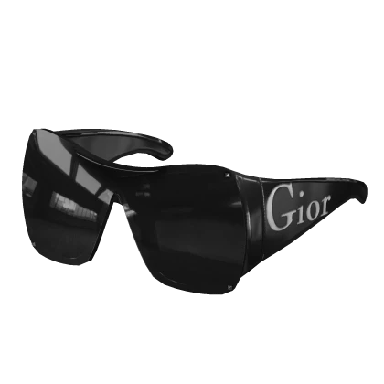 Y2K Overshine Chunky Sunglasses (Black)