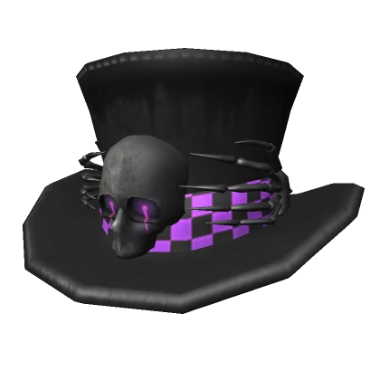 Hexed Skull Top Hat