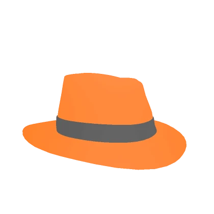 Orange Neon Fedora