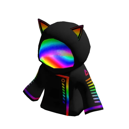 Cyberpunk Cat Hoodie - RGB