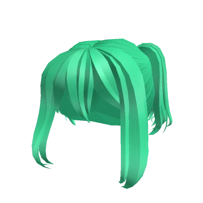 Green Cute Hair