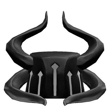 Black Horned Juggernaut Helmet