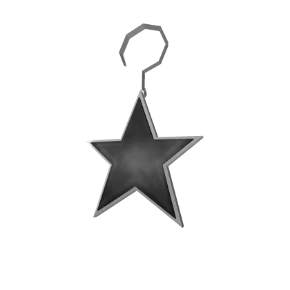  Y2K Dainty Black Star Earrings