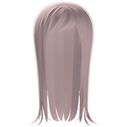 y2k long straight  emo hair pink