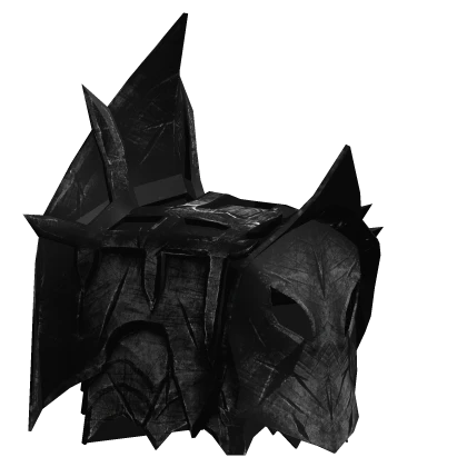 Left Black Dark Demon Pauldron