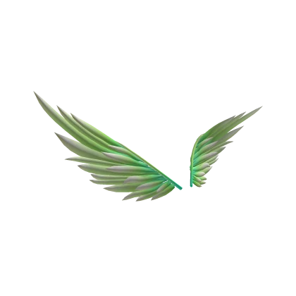 [ pbr ] Green/White Pastel Wings [ v2 ]