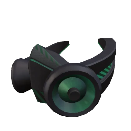 Green Cyber Gas Mask