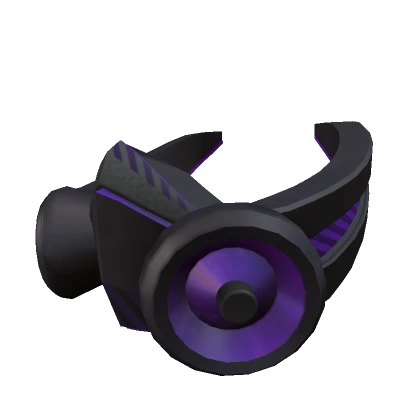 Purple Cyber Gas Mask