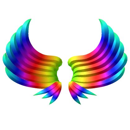 Rainbow Angel Wings