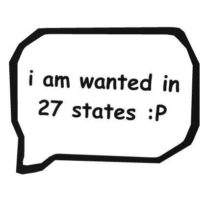 Wanted In States Crime Neon Sign Meme Bubble Speak