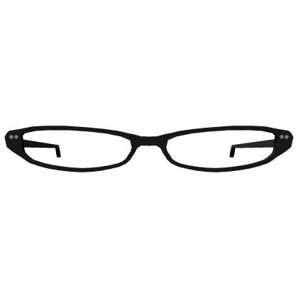 black low siren office y2k glasses