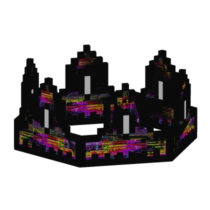 Animated Glitch 8-Bit Crown V2