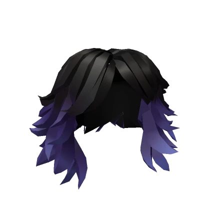 Wolf Cut Hair - Purple tipped (1.0)