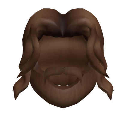 Brown Long Hair & Beard