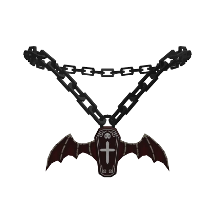Coffin Necklace Red (1.0)