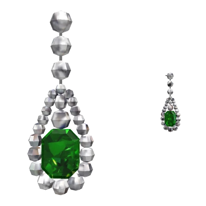 Fancy Emerald Earrings