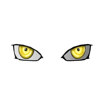 Glowing Shinobi Eyes Golden Yellow