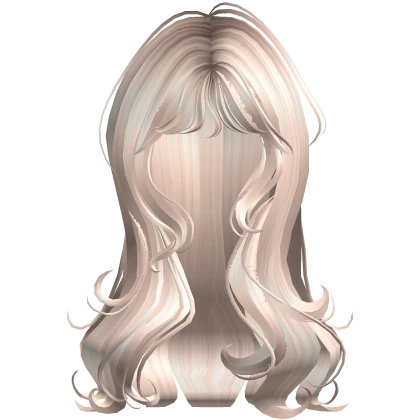 ♡ mystical pretty girl waves in platinum blonde