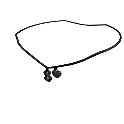 1.0 Initial Necklace: S (Black)