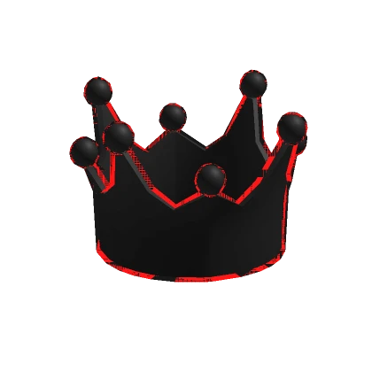 Red Glitch Crown