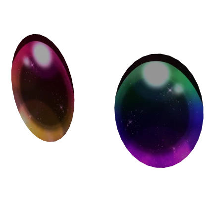 Duo Galaxy Eyes - Rainbow