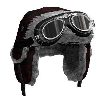 Plaid Winter Ushanka w/ Spiked Goggles