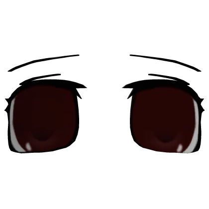 ˶ 。⩌'‸'⩌。˶ worried anime eyes red