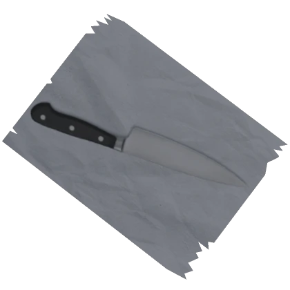 Realistic Printed Knife