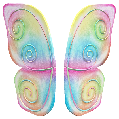 Glitter Swirl Fairy Wings