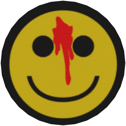 Left Morale Patch: Bloody Smiley