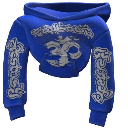 [1.0] Blue Hellstar Shoulder Hoodie