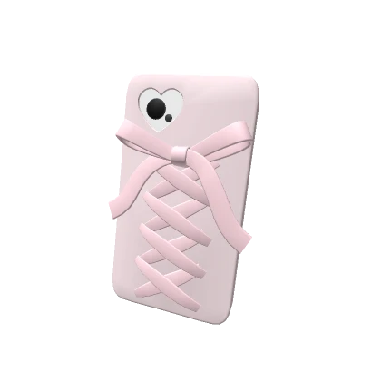 Cutesy Ribbon Phone Pink