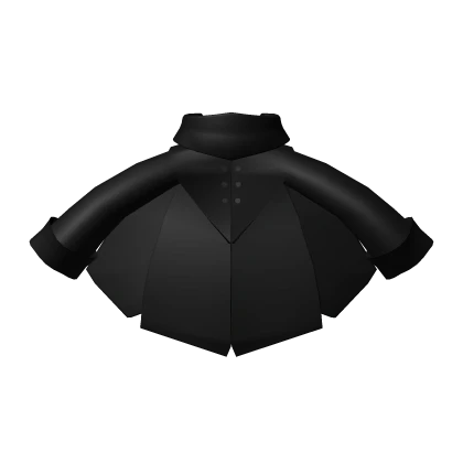 Pure Black Royal Jacket Cape