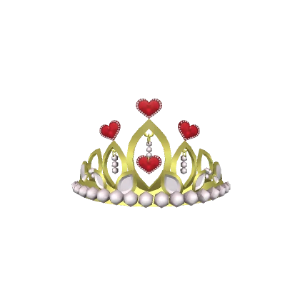 Ruby and Gold True Hearts Tiara