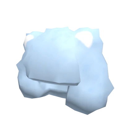 Aesthetic Pastel blue Bear Afro ❤