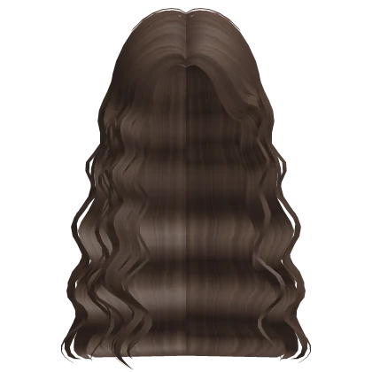 Brown Half Tucked Wavy Hair