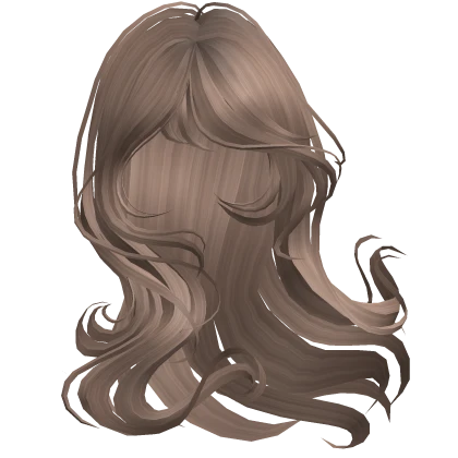 ♡ Windy Flowing Celestial Hair in Milktea Brown